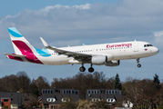 Eurowings Airbus A320-214 (D-AEWQ) at  Hamburg - Fuhlsbuettel (Helmut Schmidt), Germany