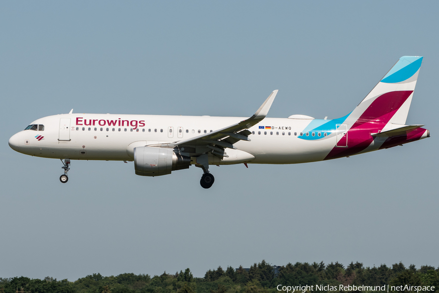 Eurowings Airbus A320-214 (D-AEWQ) | Photo 333565