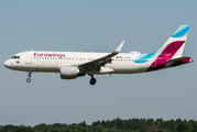 Eurowings Airbus A320-214 (D-AEWQ) at  Hamburg - Fuhlsbuettel (Helmut Schmidt), Germany