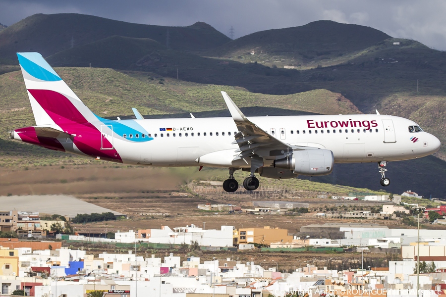 Eurowings Airbus A320-214 (D-AEWQ) | Photo 141374