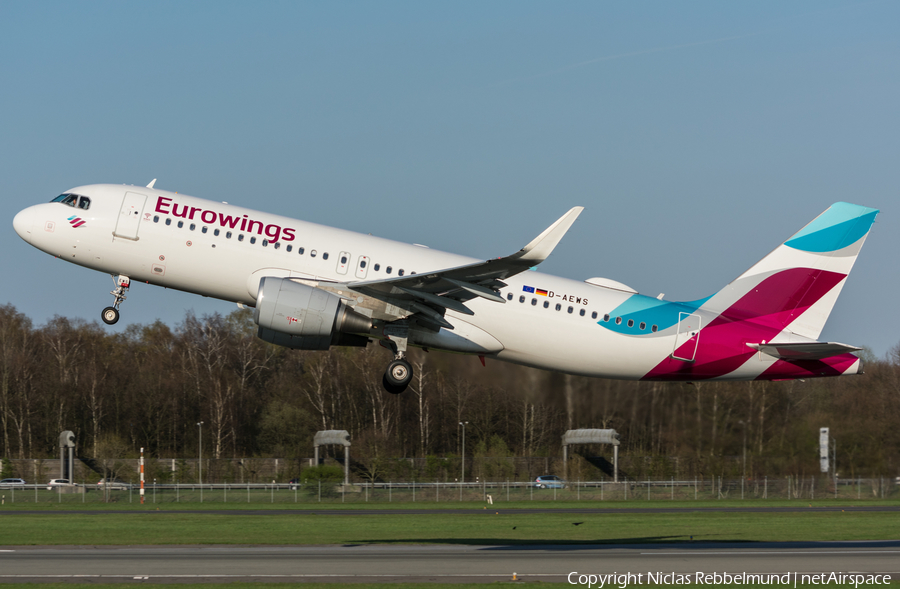Eurowings Airbus A320-214 (D-AEWS) | Photo 238605