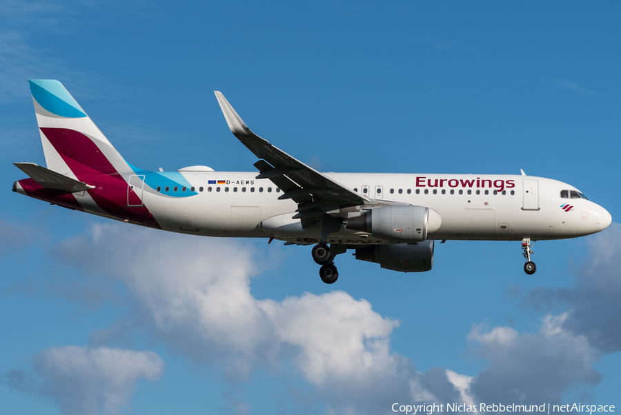 Eurowings Airbus A320-214 (D-AEWS) | Photo 261242