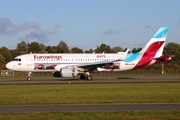Eurowings Airbus A320-214 (D-AEWS) at  Hamburg - Fuhlsbuettel (Helmut Schmidt), Germany