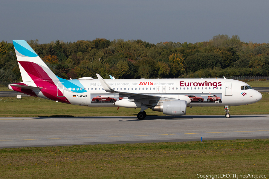 Eurowings Airbus A320-214 (D-AEWS) | Photo 267767