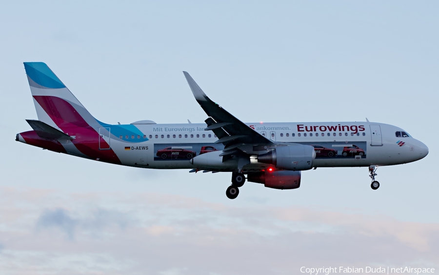 Eurowings Airbus A320-214 (D-AEWS) | Photo 268778