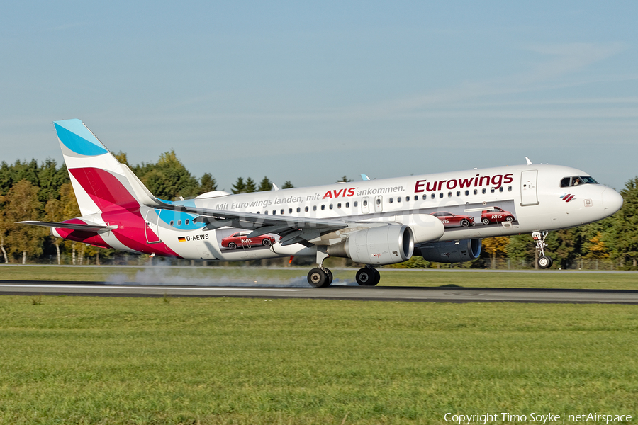 Eurowings Airbus A320-214 (D-AEWS) | Photo 269474