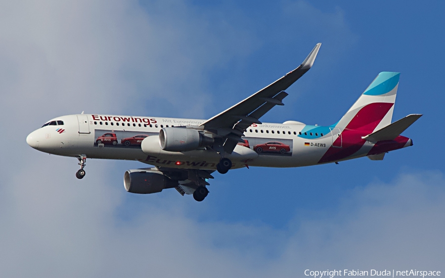 Eurowings Airbus A320-214 (D-AEWS) | Photo 271319