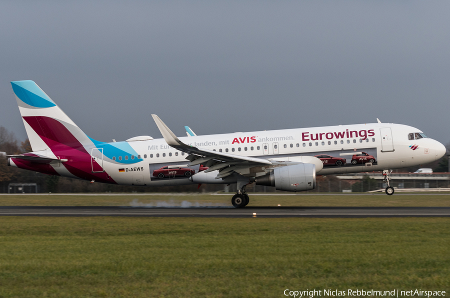 Eurowings Airbus A320-214 (D-AEWS) | Photo 281764