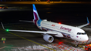 Eurowings Airbus A320-214 (D-AEWS) at  Hamburg - Fuhlsbuettel (Helmut Schmidt), Germany
