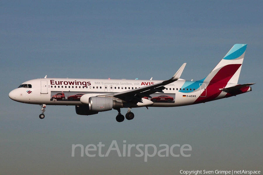 Eurowings Airbus A320-214 (D-AEWS) | Photo 294591