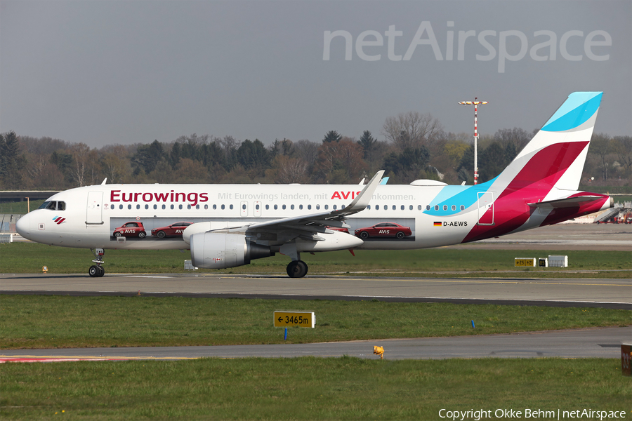 Eurowings Airbus A320-214 (D-AEWS) | Photo 311053