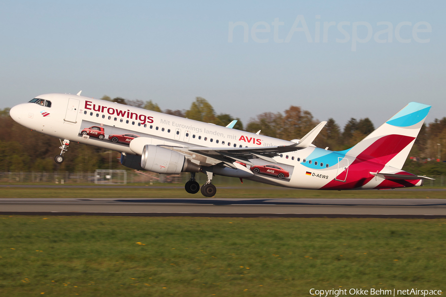 Eurowings Airbus A320-214 (D-AEWS) | Photo 314989