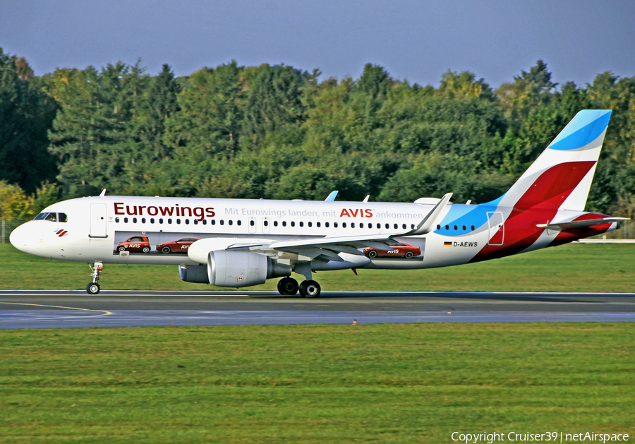 Eurowings Airbus A320-214 (D-AEWS) | Photo 315179