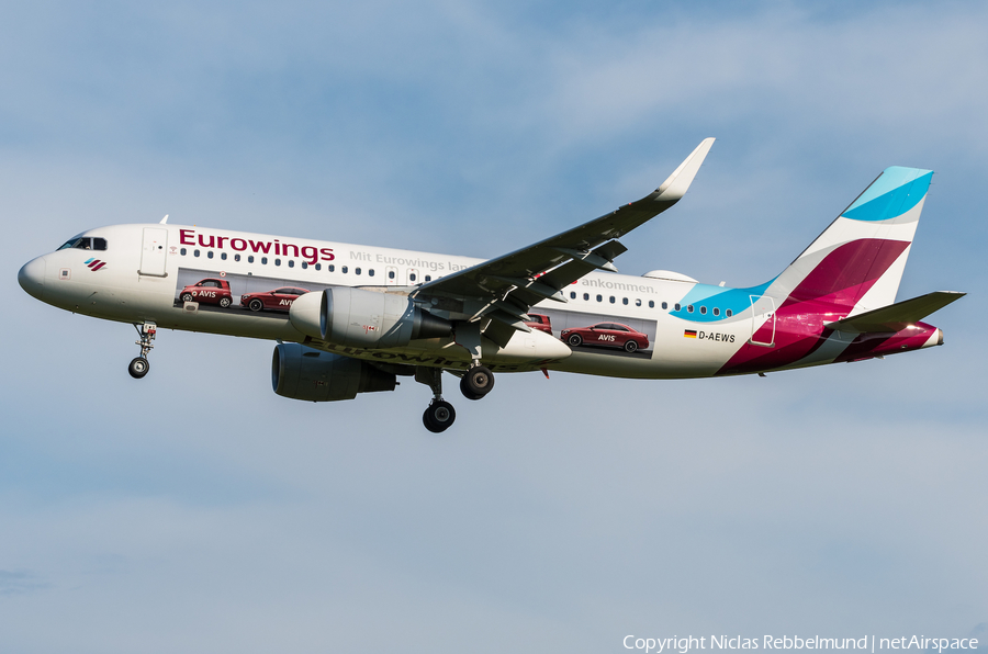 Eurowings Airbus A320-214 (D-AEWS) | Photo 328763
