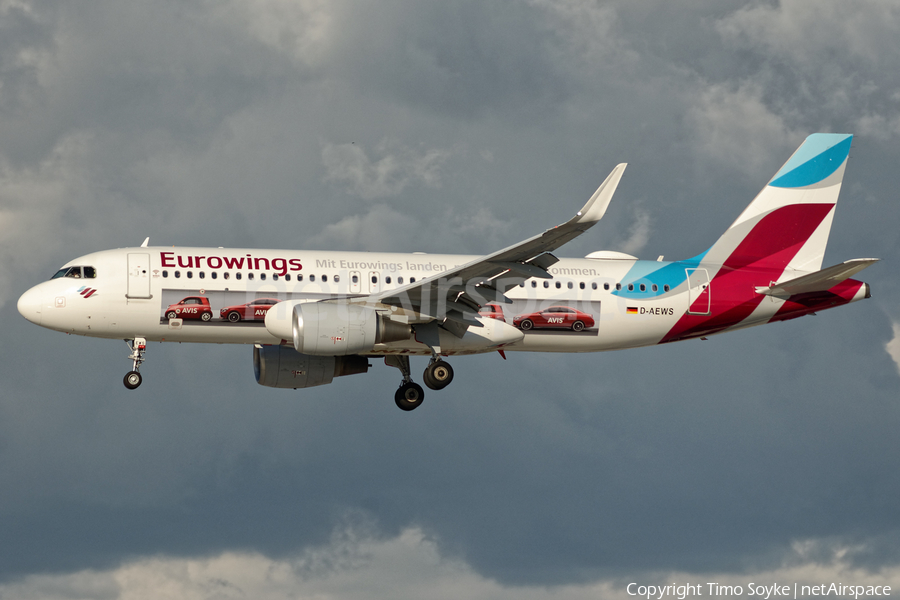 Eurowings Airbus A320-214 (D-AEWS) | Photo 345414