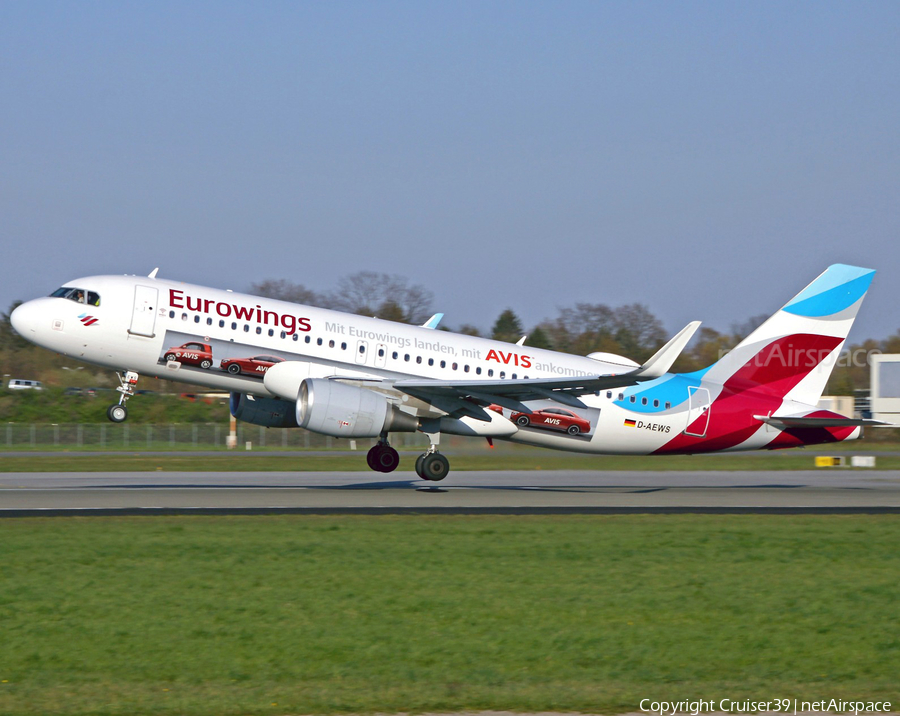 Eurowings Airbus A320-214 (D-AEWS) | Photo 355803