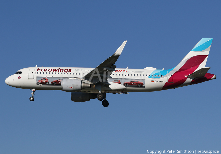Eurowings Airbus A320-214 (D-AEWS) | Photo 294333