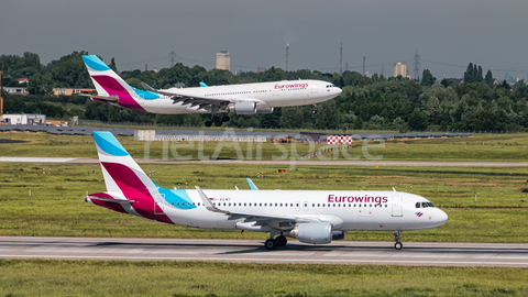 Eurowings Airbus A320-214 (D-AEWT) at  Dusseldorf - International, Germany