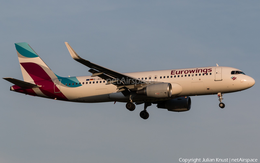 Eurowings Airbus A320-214 (D-AEWU) | Photo 171054
