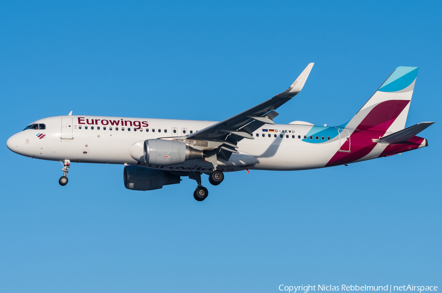 Eurowings Airbus A320-214 (D-AEWU) | Photo 289485