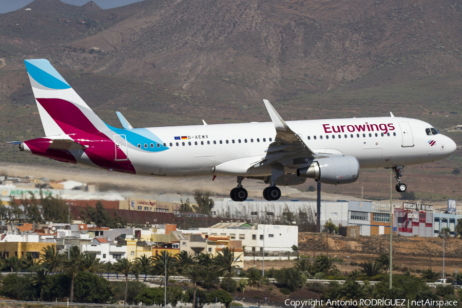 Eurowings Airbus A320-214 (D-AEWV) | Photo 154795