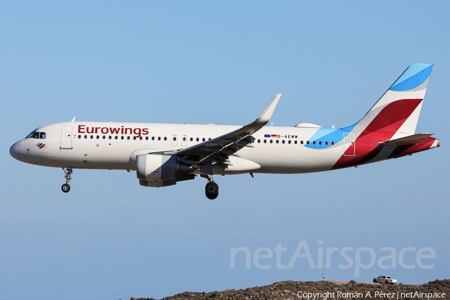 Eurowings Airbus A320-214 (D-AEWW) | Photo 482181