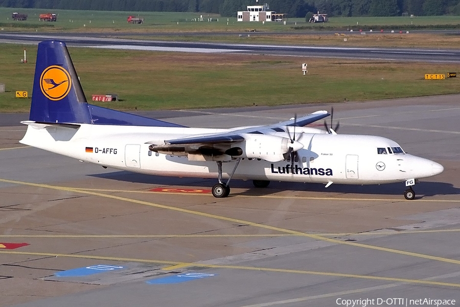 Lufthansa (CityLine) Fokker 50 (D-AFFG) | Photo 144364