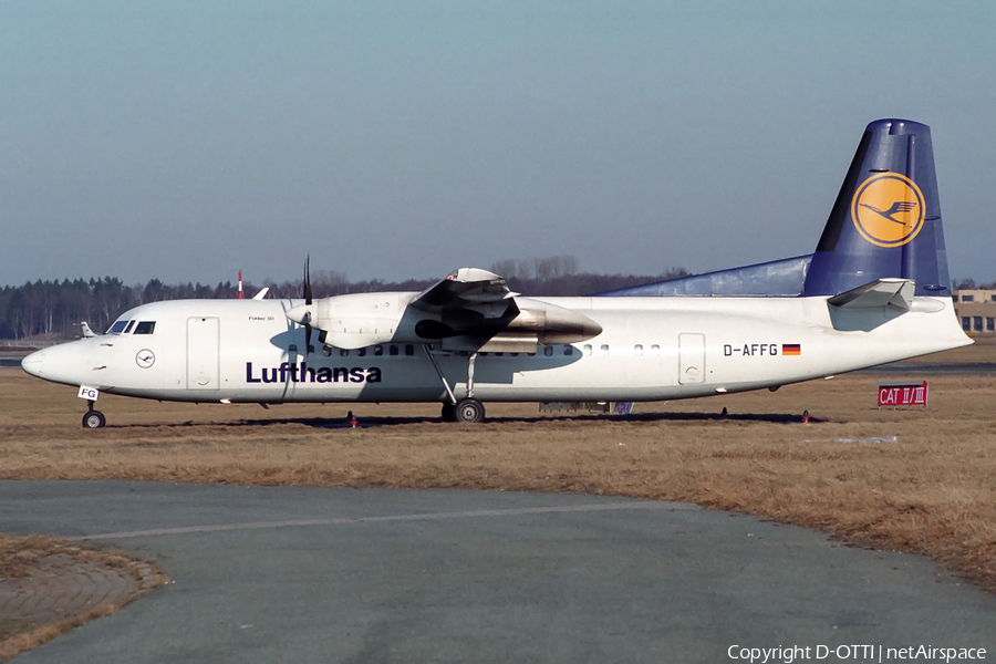 Lufthansa (CityLine) Fokker 50 (D-AFFG) | Photo 145087
