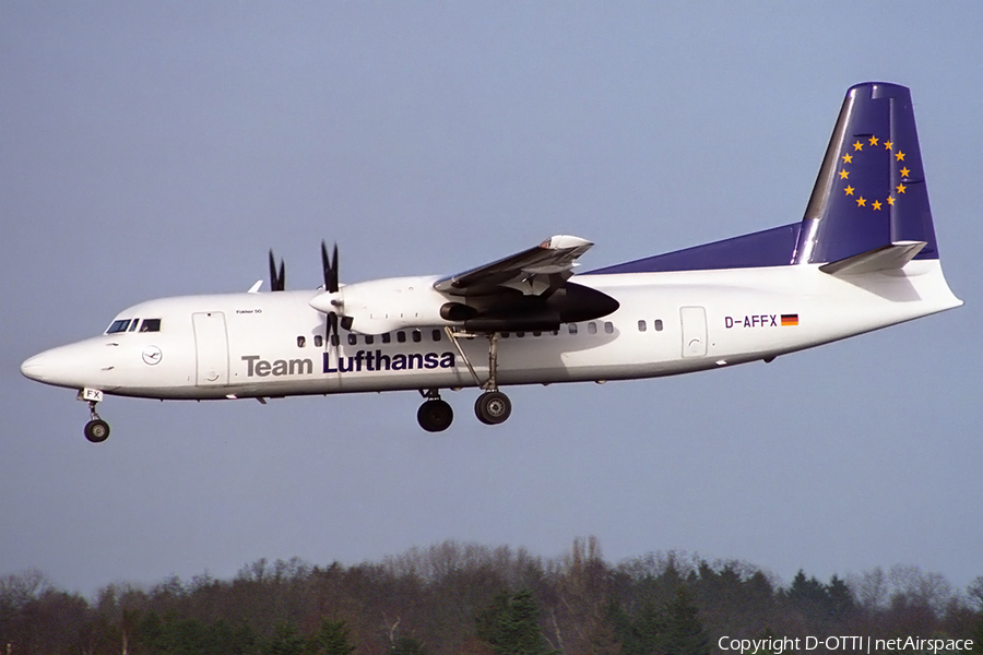 Lufthansa Regional (Contact Air) Fokker 50 (D-AFFX) | Photo 175079