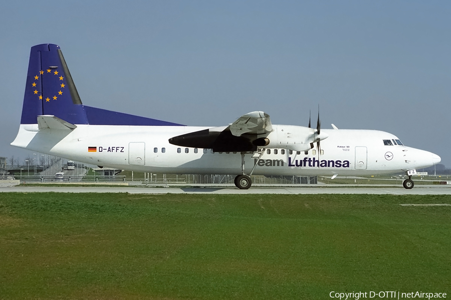 Team Lufthansa (Contact Air) Fokker 50 (D-AFFZ) | Photo 391256