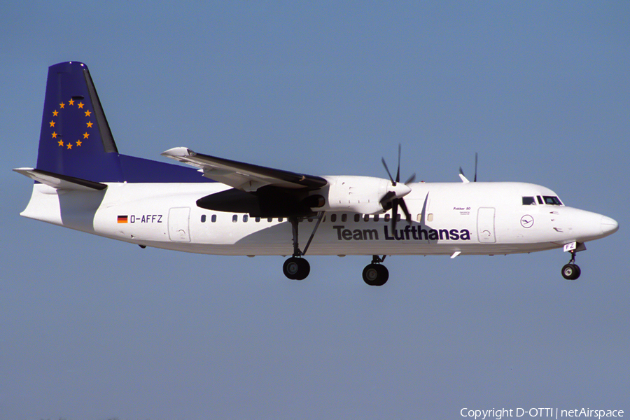 Team Lufthansa (Contact Air) Fokker 50 (D-AFFZ) | Photo 186648