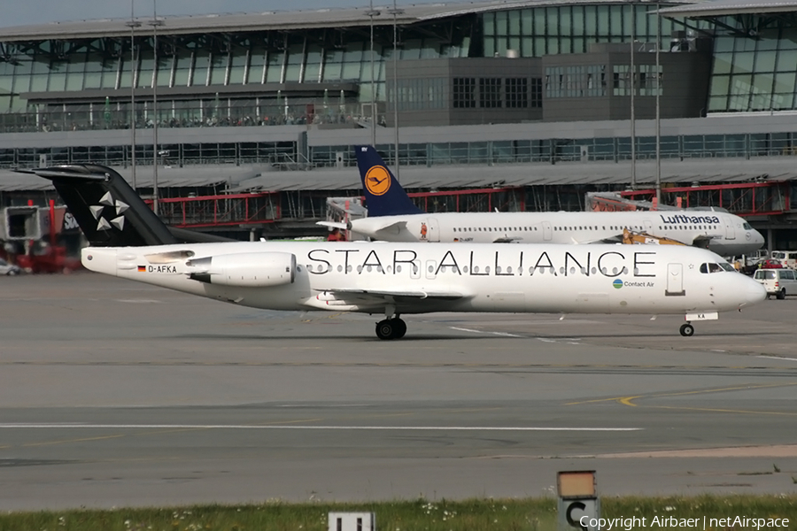 Contactair Fokker 100 (D-AFKA) | Photo 373569