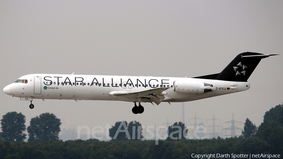 Contactair Fokker 100 (D-AFKA) | Photo 206875