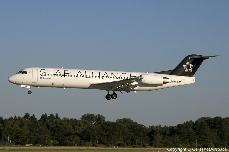 Contactair Fokker 100 (D-AFKA) | Photo 276558