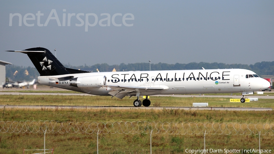 Contactair Fokker 100 (D-AFKA) | Photo 144824
