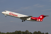 OLT Express Regional Fokker 100 (D-AFKB) at  Hamburg - Fuhlsbuettel (Helmut Schmidt), Germany