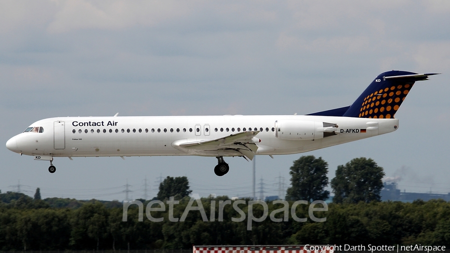 Contactair Fokker 100 (D-AFKD) | Photo 206880