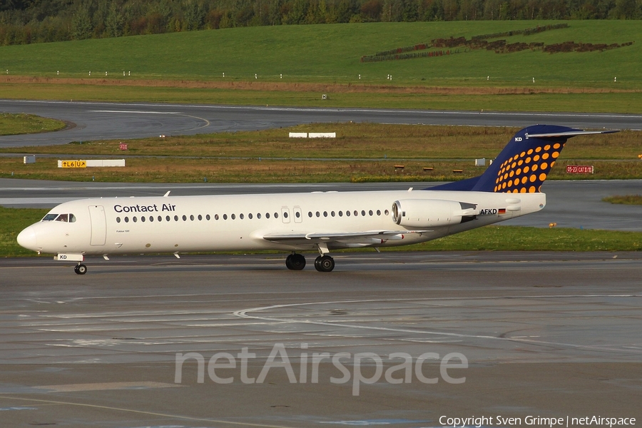 Contactair Fokker 100 (D-AFKD) | Photo 11760