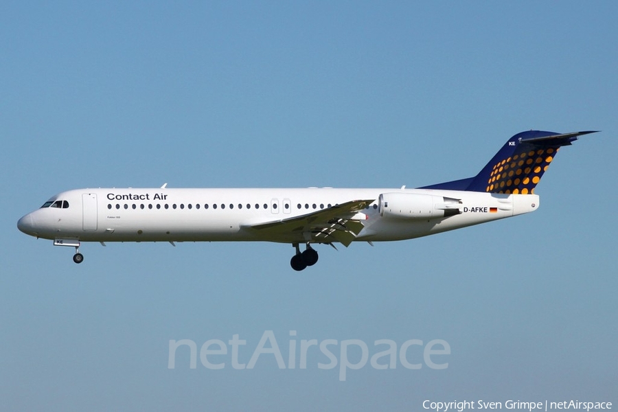 Contactair Fokker 100 (D-AFKE) | Photo 16892