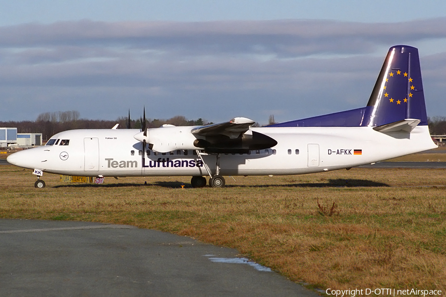 Team Lufthansa (Contact Air) Fokker 50 (D-AFKK) | Photo 157107