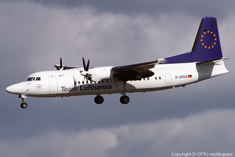 Team Lufthansa (Contact Air) Fokker 50 (D-AFKN) | Photo 182735