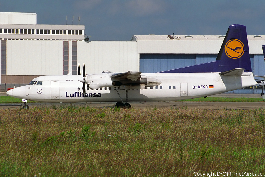 Lufthansa Regional (CityLine) Fokker 50 (D-AFKO) | Photo 147450