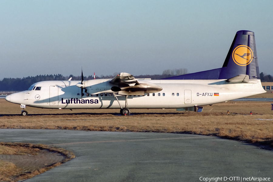 Lufthansa Regional (CityLine) Fokker 50 (D-AFKU) | Photo 145088