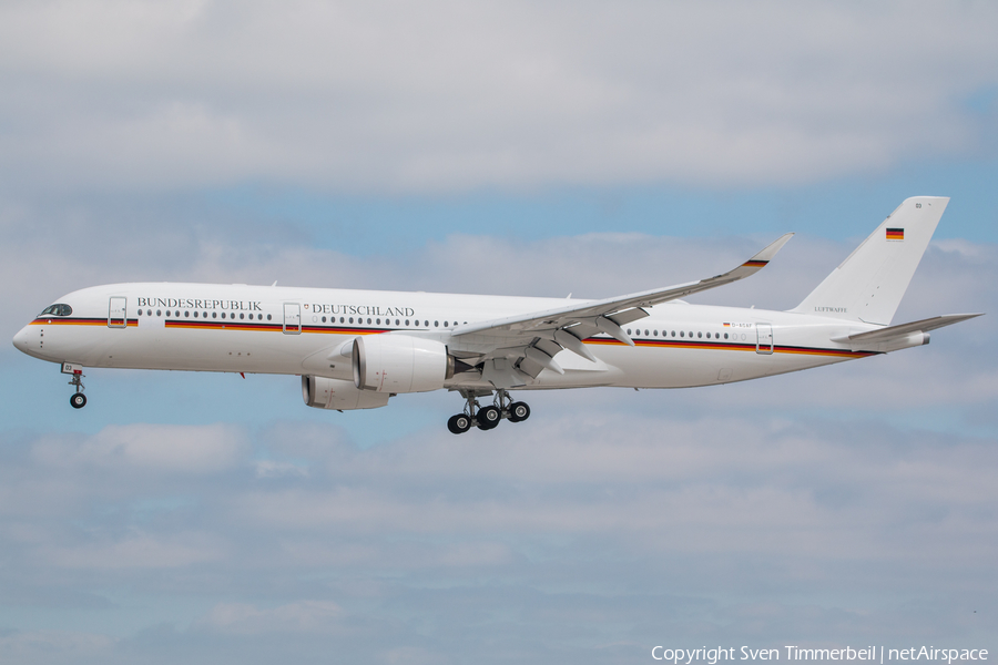 German Air Force (Luftwaffe) Airbus A350-941ACJ (D-AGAF) | Photo 384778
