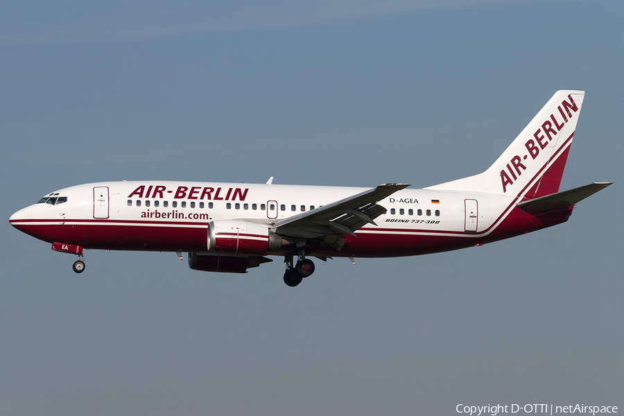 Air Berlin Boeing 737-322 (D-AGEA) | Photo 195746
