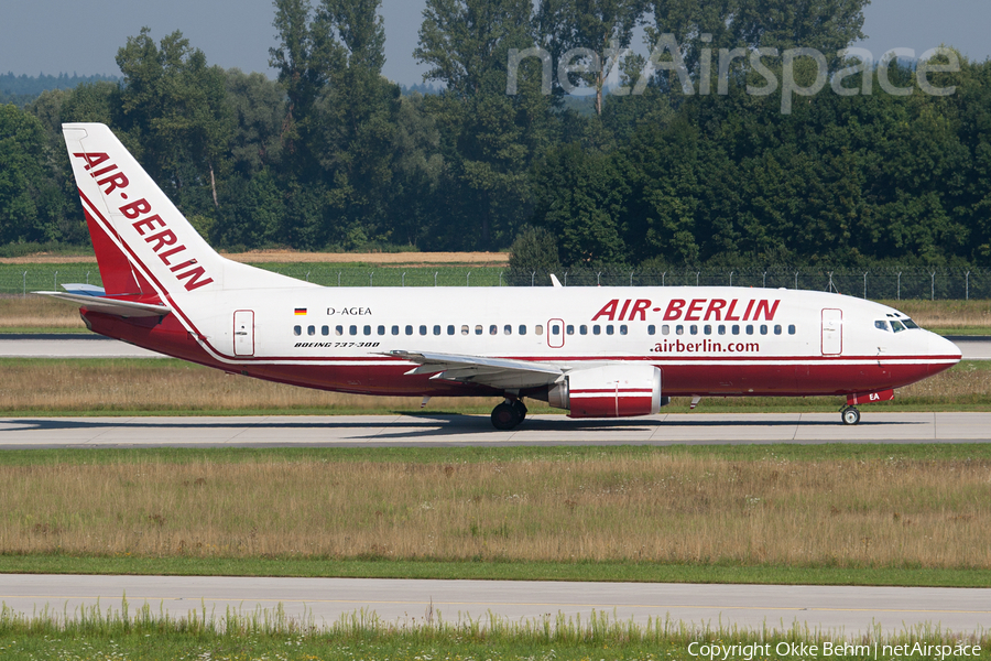 Air Berlin Boeing 737-322 (D-AGEA) | Photo 70738