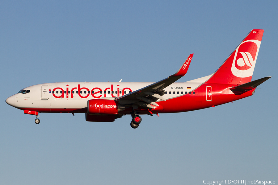 Air Berlin Boeing 737-76J (D-AGEC) | Photo 523663