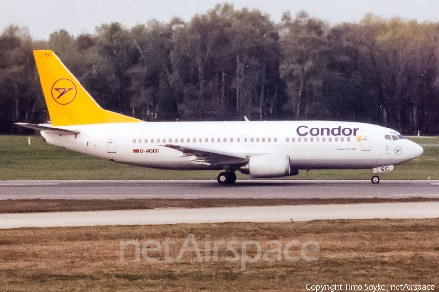 Condor Boeing 737-35B (D-AGEC) | Photo 30401