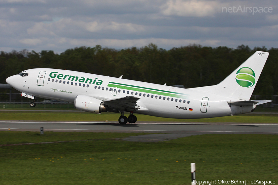 Germania Boeing 737-35B (D-AGEE) | Photo 52961