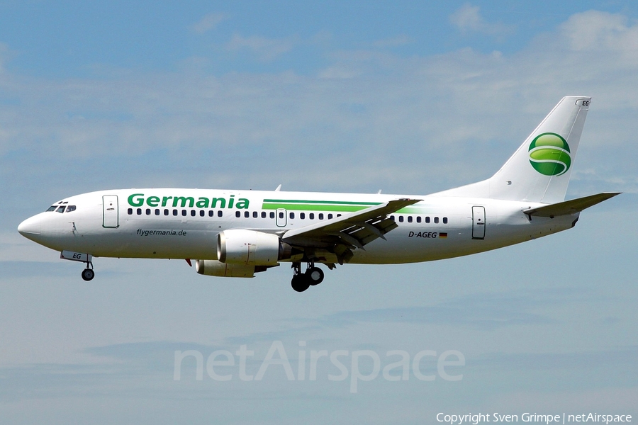 Germania Boeing 737-35B (D-AGEG) | Photo 16263